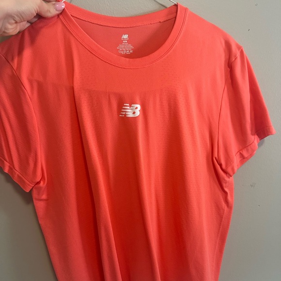 New Balance Women's Bright Coral Tee - Picture 1 of 1